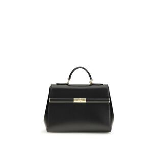 Dolce & Gabbana Black Calf Leather Bos Taurus Shoulder Women's Bag